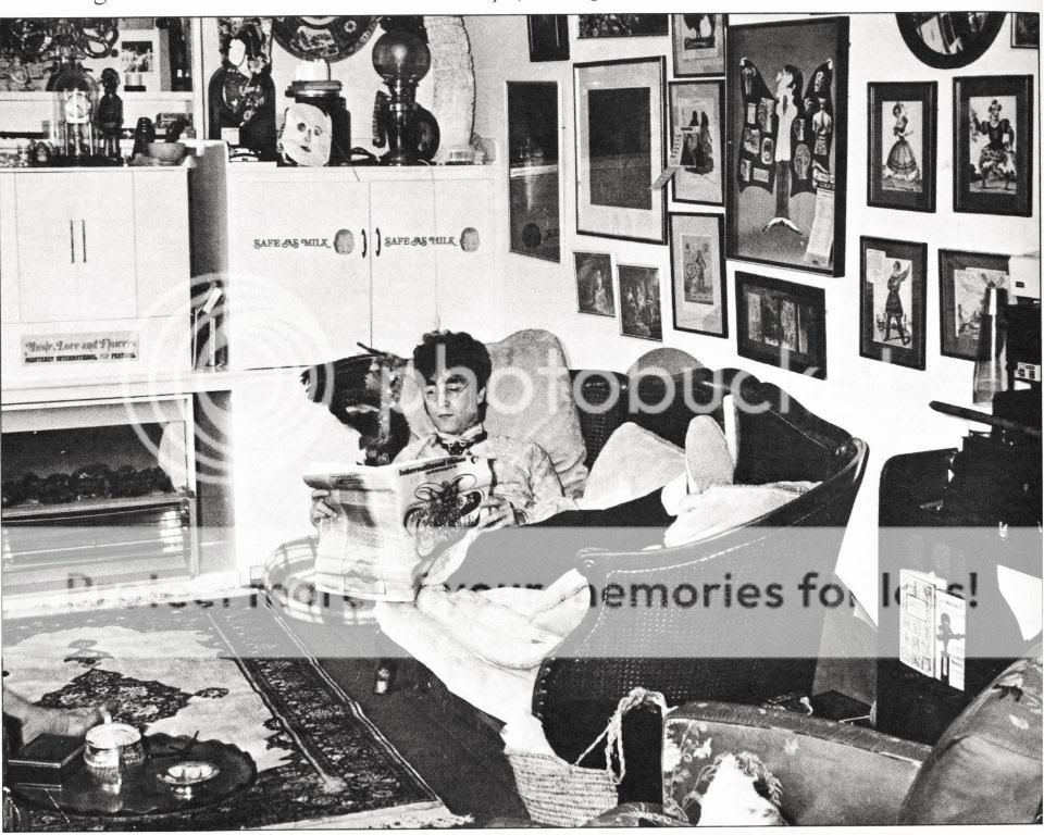 Lennon at Home JOHN LENNON AT KENWOOD, Wood Lane, Cavendish Road, St